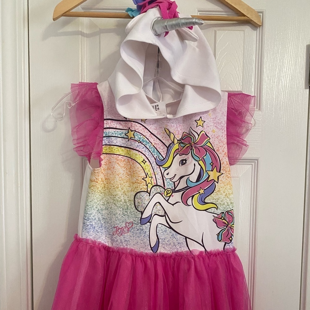 Nickelodeon Jojo Siwa Hooded Unicorn Dress